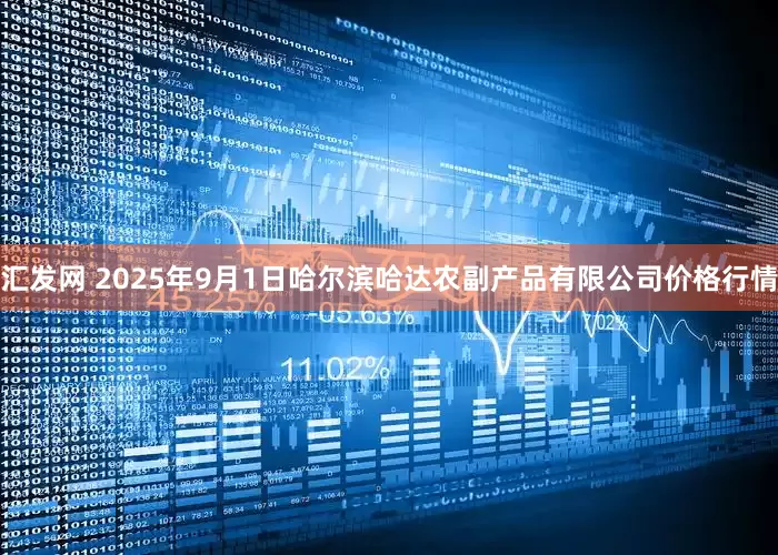 汇发网 2025年9月1日哈尔滨哈达农副产品有限公司价格行情